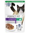 Влажный корм для кошек Perfect Fit Для поддержания здоровья почек кролик в соусе, 75г