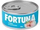 Тунец Fortuna кусочки в собственном соку 185 г