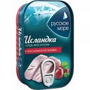 Сельдь Исландка Русское море филе-кусочки в красновинной заливке, 115 г