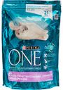 Корм для кошек с чувствительным пищеварением Purina One с индейкой и рисом, 750 г