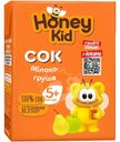 Сок Honey Kid Яблоко-груша осветленный с 5 месяцев 0.2л