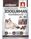 Сухой корм для взрослых кошек Зоогурман Hair & Beauty Mix Птица, 350 г