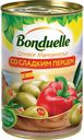 Оливки Bonduelle Мансанилья со сладким перцем, 314мл
