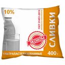 Сливки ЭКОНОМ, 10% (Пятигорский МК), 400г