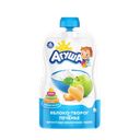 Пюре фруктовое АГУША, Яблоко-творог-печенье, 90г