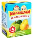 Нектар детский Малышам Яблоко-груша, с 5 месяцев, 200 мл