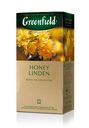 Чай чёрный Honey Linden с липой и мёдом, Greenfield, 25 пакетиков