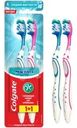 Зубная щетка Colgate Макс Блеск средней жесткости в ассортименте  1+1шт.