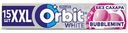 Жевательная резинка Orbit XXL White Bubblemint без сахара, 20.4г