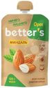 Десерт Better's яблоко-персик-банан с миндалём, 120г