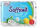 Бумага туалетная Soffione Premio Natural белая 3-слойная 12 рулонов