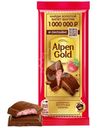 Шоколад Alpen Gold молочный Клубнично-йогуртовая начинка 80г