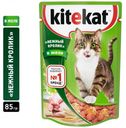Корм для кошек Kitekat кролик в желе, 85 г