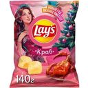 Чипсы картофельные Lay's Краб 140г