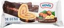 Рулет Kovis De Luxe бисквитный с шоколадно-ореховым кремом, 200г