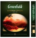 Чай черный Greenfield Golden Ceylon в пакетиках, 100х2 г