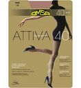 Колготки женские Omsa Attiva цвет: daino/цвет загара, размер 3, 40 den