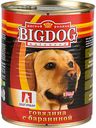 Корм для собак BigDog Говядина с бараниной, 850 г