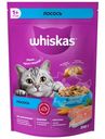 Сухой корм Whiskas для взрослых кошек Подушечки с паштетом Обед с лососем, 350г