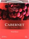 Вино TRADITIONAL WINE Каберне сортовое красное полусладкое, 3л