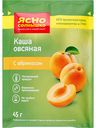 Каша овсяная Ясно Солнышко с абрикосом, 45 г