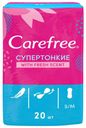 Прокладки ежедневные Carefree СуперТонкие Fresh в индивидуальных упаковках, 20 шт