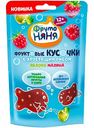 Фруктовые кусочки ФрутоНяня Яблоко-малина с хрустящим рисом с 12 месяцев, 12 г