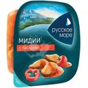 Салат Русское Море из мяса мидии чилийской вареного с овощами, 150г