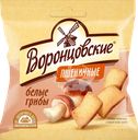 Сухарики пшеничные ВОРОНЦОВСКИЕ со вкусом белых грибов, слайсы, 80г