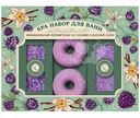 Набор подарочный Spa By Lara Ежевика+Ваниль Соль морская-Соль шипучая-Увлажняющие жемчужины, 680г