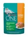 Корм влажный для кошек, Purina One, курица/морковь, 75 г