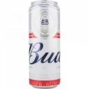 Пиво Bud светлое пастеризованное 5 % алк., Россия, 0,45 л