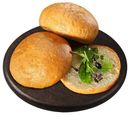 Булочка бутербродная без посыпки (4шт/упак), 0,2кг