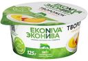 Творожок ЭкоНива с персиком и абрикосом 5%, 125г