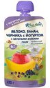 Пюре Fleur Alpine Яблоко, банан, черника с йогуртом, с 6 месяцев, 120г
