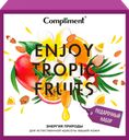 Набор подарочный женский COMPLIMENT Enjoy tropic fruits: Гель для душа, 200мл+Гоммаж для лица, 80мл