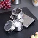 Набор банок для специй с магнитным дном на подставке, O'Kitchen, 70 мл, 2 шт.