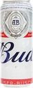 Пиво светлое BUD пастеризованное, 5%, ж/б