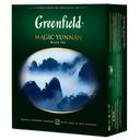 Чай черный GREENFIELD Мэджик Юньнань, 100пакетиков 