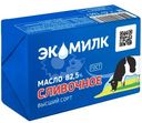 Масло сладкосливочное Экомилк Традиционное несолёное высшего сорта 82.5%, 100г