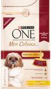 Корм PURINA ONE МОЯ СОБАКА сухой для взрослых собак мелких пород индейка-рис 1,5кг