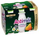 Кисломолочный напиток Actimel груша алтайские травы 2,5%, 100 мл