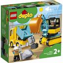 Конструктор LEGO 10931 Грузовик и гусеничный экскаватор Duplo Town 2+, 20 деталей
