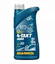 Масло моторное для садовой техники Mannol 4-TAKT Agro 30, 1л