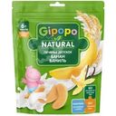 Печенье детское Gipopo пшеничное Банан, ваниль растворимое с 6 мес. 80г