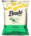 Чипсы Bruto из натурального картофеля со вкусом сметаны и лука, 120г