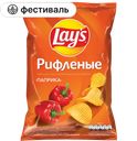 Чипсы LAYS рифленые Паприка, 140г
