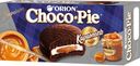 Печенье «Orion» Choco Pie Dark Caramel, 180 г