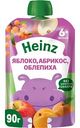 Пюре фруктово-ягодное Heinz Natural Яблоко-абрикос-облепиха с 6 месяцев, 90 г
