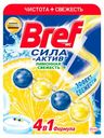 Чистящее средство для унитаза Bref Сила актив Лимонная свежесть, 50 г
